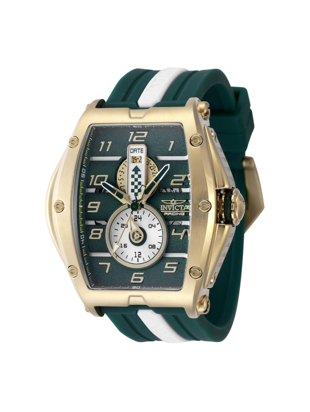 Invicta Racing Vibe RPM Men's Watch - 57mm, Green, White (47387)